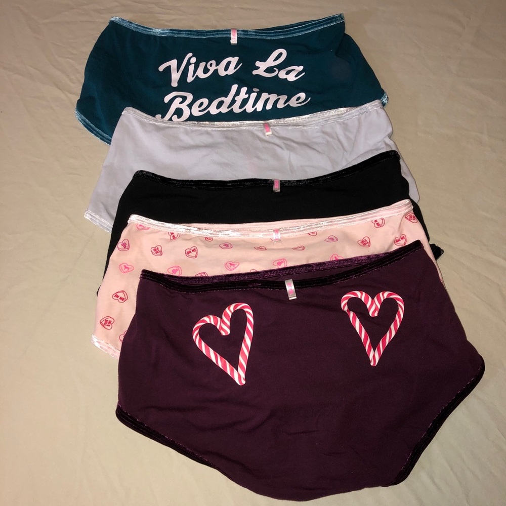 NWT 5 pairs Victoria’s Secret Pink Boyshort/Boxers